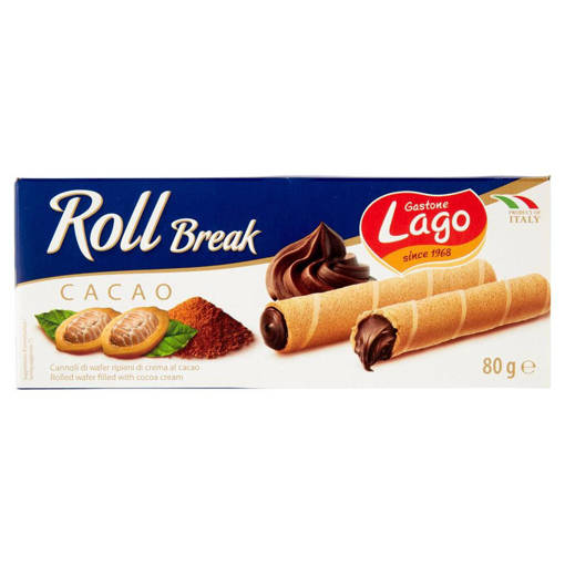 LAGO ROLL BREAK CACAO GR.80                                 
