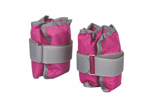 Fitlover Set 2 Pesi 1Kg Caviglia/Polso Fuxia