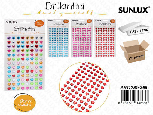 Sunlux Brillantini Adv Cuori Ass. 8Mm