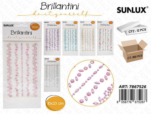 Sunlux Brillantini Adv 10*23Cm Ass.