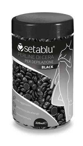 Setablu Perline di Cera per Depilazione 220ml BLACK