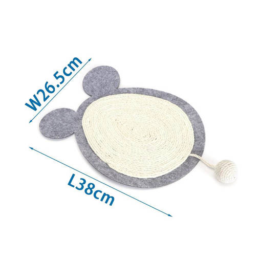 Nobleza Tappetino tiragraffi a forma di topolino L38*W26.5cm