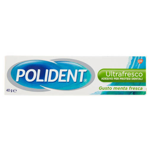 Polident Ultrafresco Adesivo per Protesi Dentali 40 gr