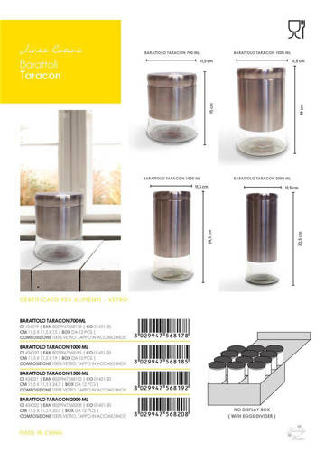 Barattolo Taracon 2000 Ml