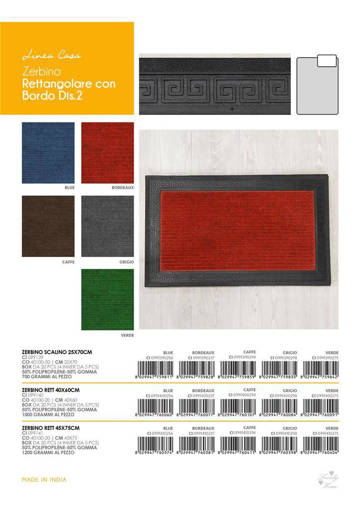 Zerbino Bordo Scalino 25x70 D 02 Verde