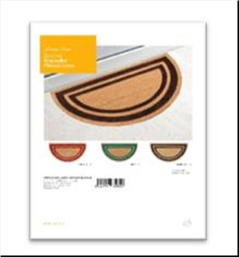 Zerbino Riquadro Mezzaluna 40x60 Assortiti