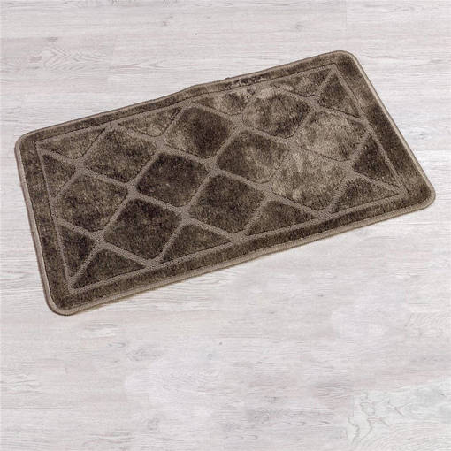 Tappeto Bagno Mary 50x80 Tortora