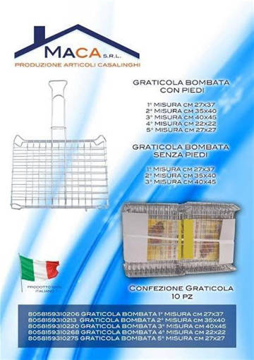 Maca Graticola BOMB 27X37 S/P