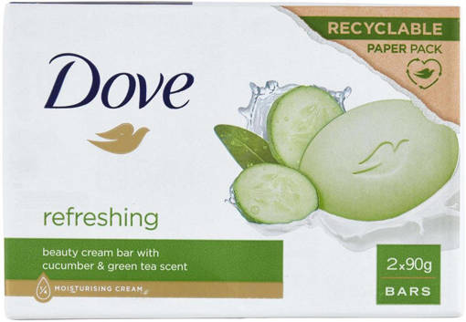 DOVE SAPONE SOLIDO 2PZ 90GR GO FRESH    
