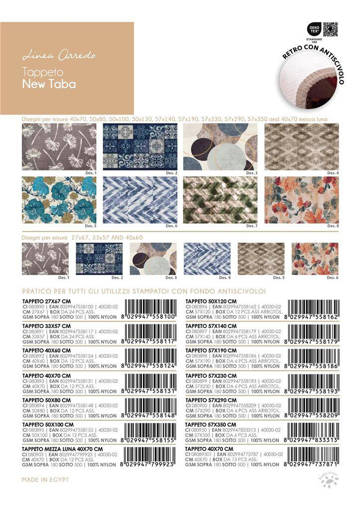 Tappeto New Taba 50x100