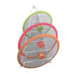 Metaltex Porta Coperchi da Appendere 6 Posti cm 23X7X42 Kiwi - Quick Box