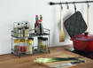 Metaltex Porta Spezie 2 Piani Cm 33X16X21 Touch Therm Oregano 2 Lava  Made In Italy