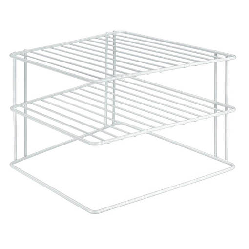 Metaltex Mensola Angolare 2 Piani cm 25X25X19 Silos - Quick Box
