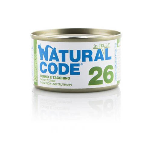 Natural Code 26 Tonno E Tacchino, Lattina 85G