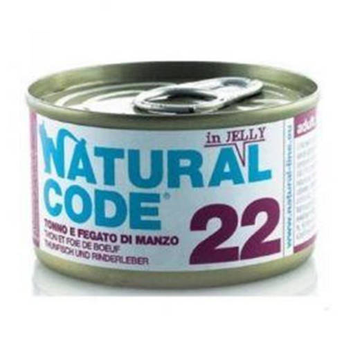Natural Code 22 Tonno E Fegato Di Manzo, Lattina 85G