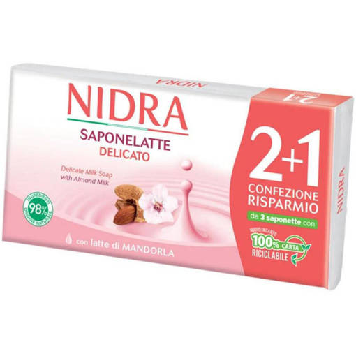Nidra Saponetta Mandorla New 2+1 90 gr