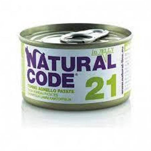 Natural Code 21 Tonno, Agnello Patate , Lattina 85G