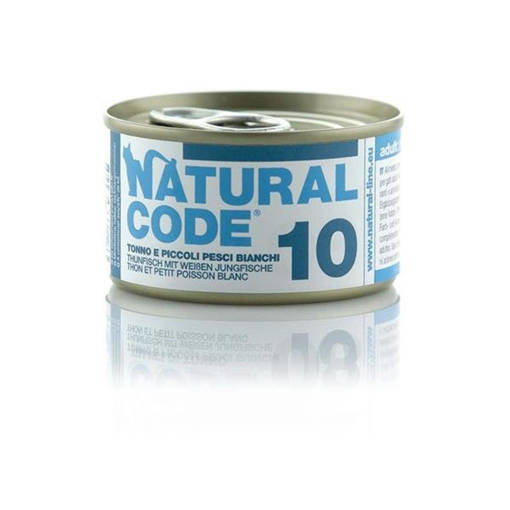 Natural Code 10 Tonno Piccoli Pesci Bianchi  , Lattina 85G