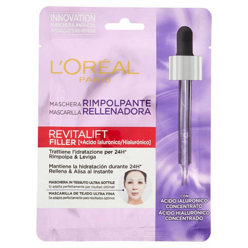 L'Oreal Revitalift Filler Maschera Viso Anti-Età Rimpolpant