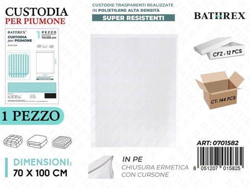 Bathrex Custodia Per Piumone 70*100Cm 1Pz