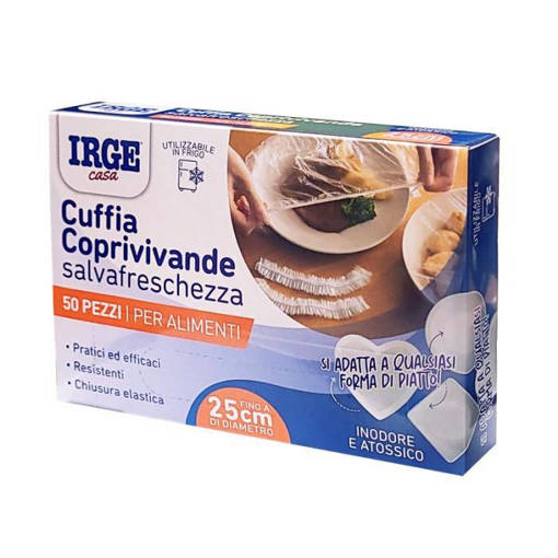 Irge Cuffia Coprivivande 50Pz