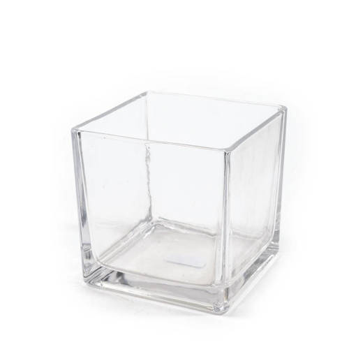 Mercury  Portacandela Cubo In Vetro 11.5X11.5Xh.11.5Cm