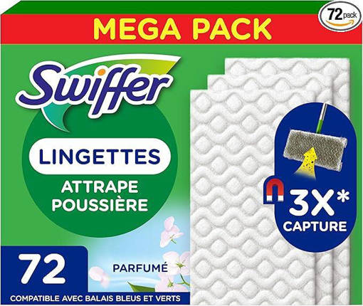 SWIFFER Dry Panno Catturapolvere Ricarica Bulk 72 Pezzi