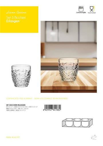 Set 3 Bicchieri Erlangen 26 Cl