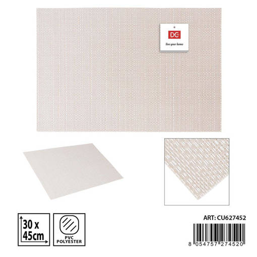 Dc Casa Tovaglietta Pvc 30X45Cm Beige