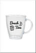Tazza Vetro Stamp Clara 350 Ml Assortiti
