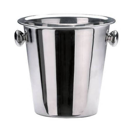 Abert Basic champagne bucket Steel ø13 cm H.13 cm