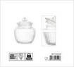 Dc Casa Barattolo Ermetico Vetro  600Ml D11.5X14.1Cm