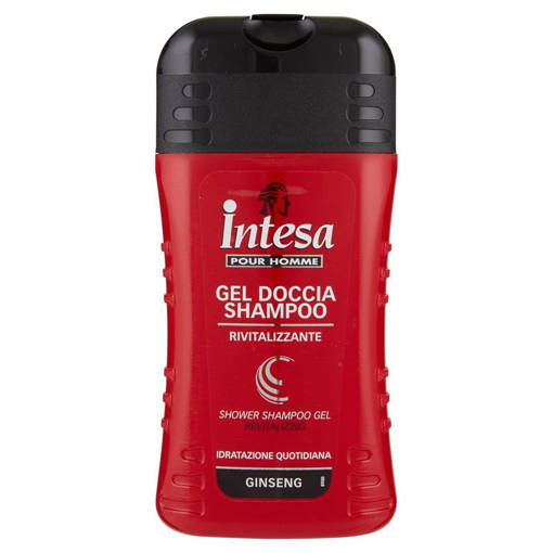 Intesa Pour Homme Gel Doccia Shampoo Rivitalizzante al Ginseng 250 ml