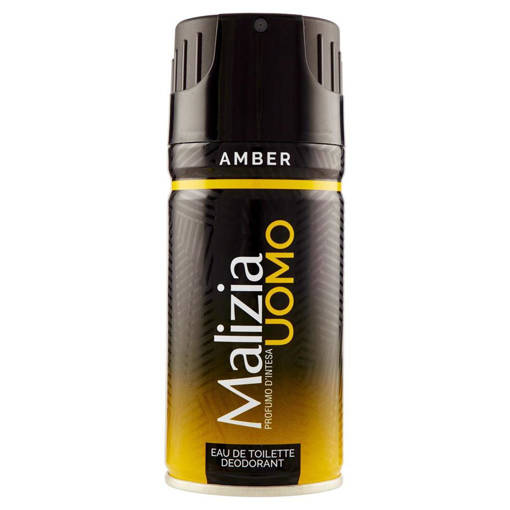 Malizia Uomo Amber Eau de Toilette Deodorant 150 mL