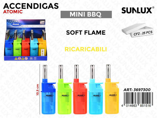 ACCENDIGAS RIC, SEMITRASPARENTE
