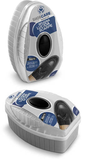 Seta Blu Spugna Lucid. Scarpe Serbatoio 6Ml Nero
