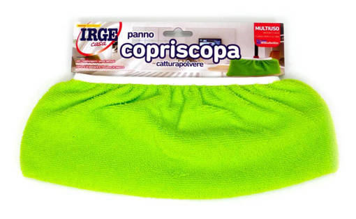 Irge Panno Microfibra Copriscopa 15x35 cm, 1 pezzo, Colori Assortiti 