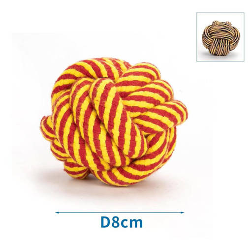 Nobleza Palla giocattolo in corda di cotone D8cm110g
