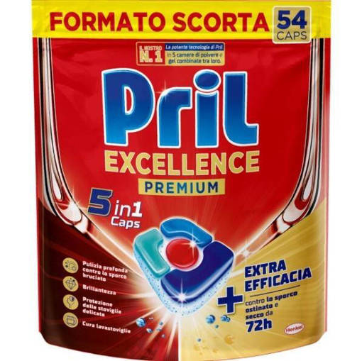 Pril Excellence 5in1, 54 Caps