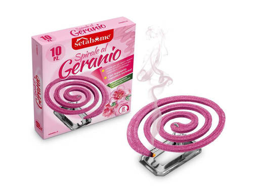 Setablu Spirali Geranio 10 Pz A/zanzare