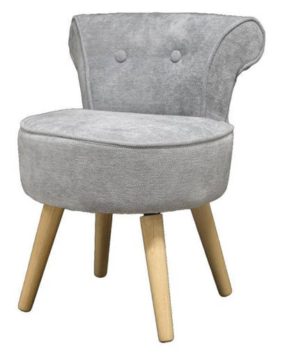 POLTRONA PARIGI VOGUE GRIGIA 45X45X61CM