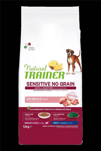 Natural Trainer No Grain Maiale 12Kg