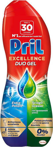 Pril Duo Gel Excellence 540 ml Con Sgrassatore Attivo 30 Lavaggi