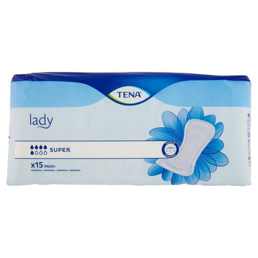 Tena Lady Super Assorbenti 15 Pezzi, Dispositivo Medico