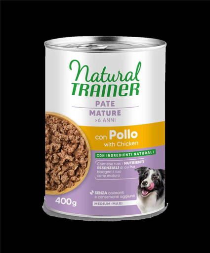 Natural Trainer Wet Mant Patè Mature Pollo 400Gr
