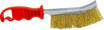 Kombo Spazzola Curva In Acciaio Con Manico In Plastica  Ergonomico Antiscivolo, 200Mm