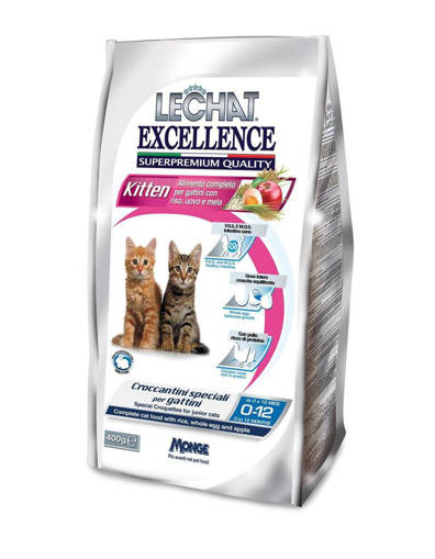 Lechat Excellence Croccantini 400 gr, Kitten