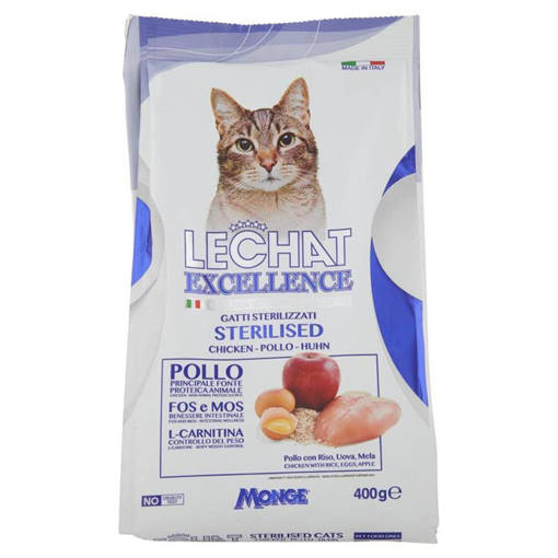 Lechat Excellence Croccantini 400 gr, Sterilized