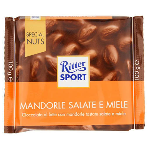 RITTER NUTS MANDORLE SALATE MIELE 100                       