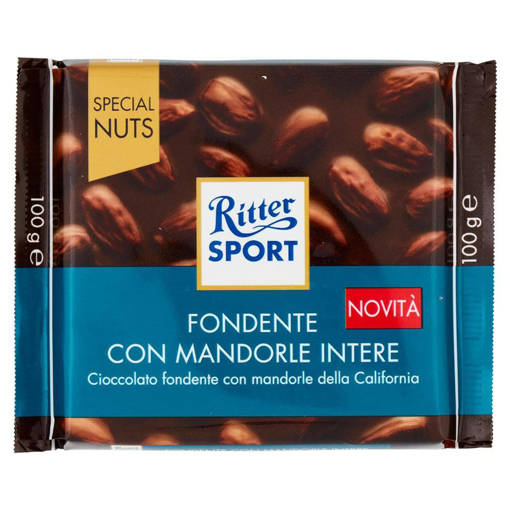 RITTER NUTS FONDENTE MANDORLE 100                           